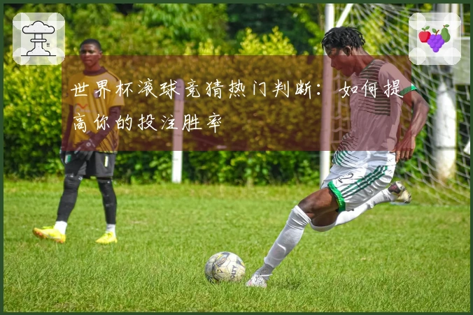 世界杯滚球竞猜热门判断：如何提高你的投注胜率