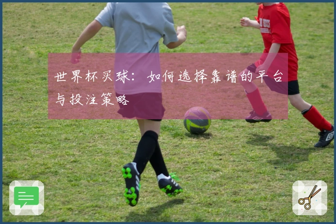 世界杯买球：如何选择靠谱的平台与投注策略
